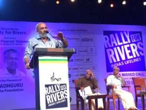 Mr. Thomas at the event for Rally for Rivers